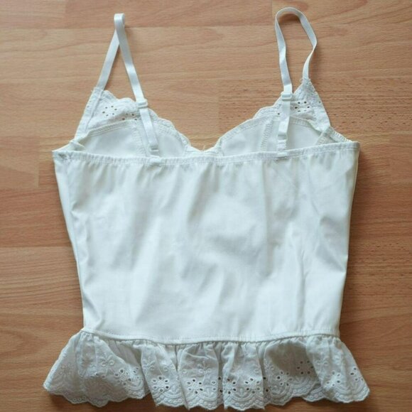 🤍 Milkmaid NWT White Lace Cami Top – Size XS - Picture 2 of 4